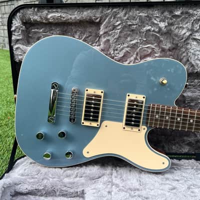 Fender Limited Edition Parallel Universe Series Troublemaker Telecaster Deluxe 2018 - Ice Blue Metallic image 4