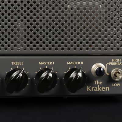 2017 Victory Amps VX The Kraken 50-Watt Tube Guitar Head - Silver | Lunch Box Made in England | Case image 5
