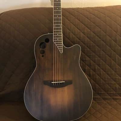Ovation AE44-7S Applause Mid-Depth Cutaway Spruce Top Nato Neck 6-String Acoustic-Electric Guitar image 1