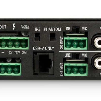 JBL CSMA-1120 Commercial Mixer Amplifier with Drivecore, 4-Input, 70V/100V image 2