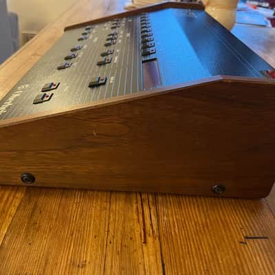 Oberheim DSX 16-Voice Digital Sequencer 1981 - Blue with Wood Sides image 7