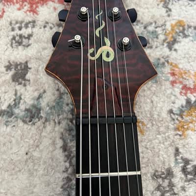 Sherman Custom 7 String 2013 - Nitro Purple Quilt image 3
