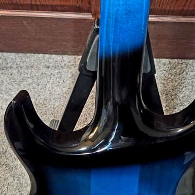 Carvin DC400 Custom Build - Transparent Blue Burst image 6