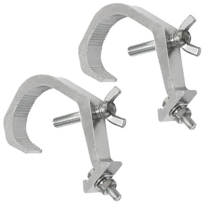 2Pack Clamps For Lights Stage Lighting Equipment & Accessories, Lighting C Clamp Dj Light Pole Clamp Truss Clamp, Half Coupler Hanging Bracket Stage Lighting Clamp Par Light Hook Clamps For Truss image 1