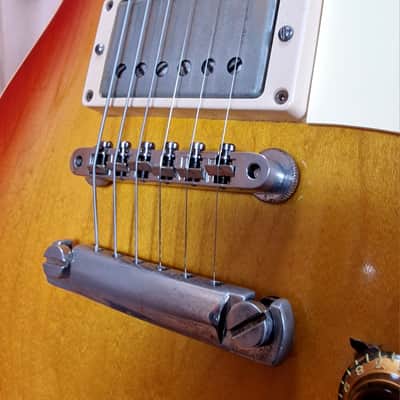 Gibson Custom Shop ’58 Les Paul Standard Reissue Plaintop VOS, Cherry Sunburst Bj. 2006 image 11