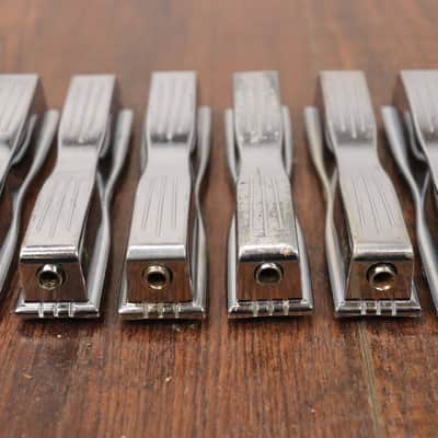 Ludwig USA Classic Large Bowtie Drum Lugs 6pk Vintage 1960's #1 image 5