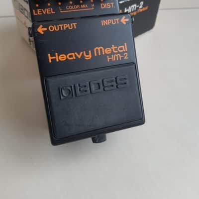 Boss HM-2 Heavy Metal Distortion Pedal Made in taiwan1988 near mint with box image 2