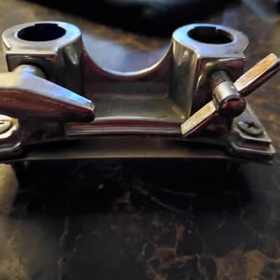 Vintage Remo Quadra Bass Drum Parts mount spurs 80s image 13