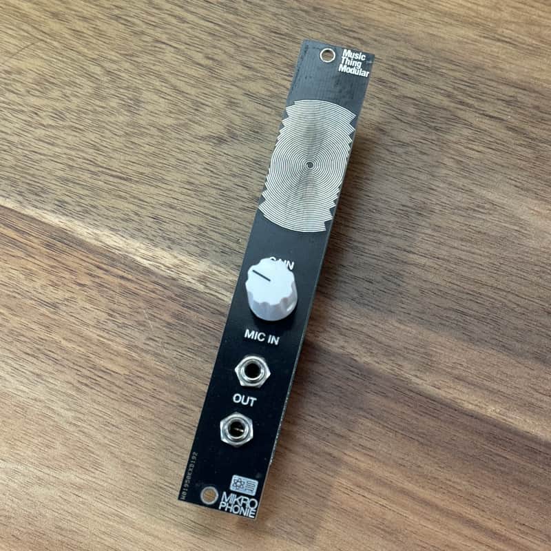 Music Thing Modular MIKROPHONIE Module 2010s - Black image 1