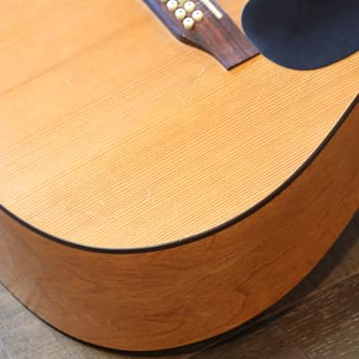Vintage! 1980’s Simon & Patrick Luthier W.C. Natural Satin 12-String Acoustic/ Electric Guitar + Case image 5