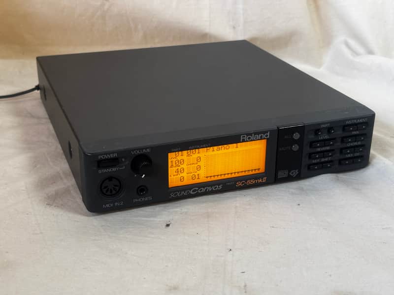 Roland SC-55mkII MIDI音源モジュール ローランド Roland Sound Canvas SC-55mkII MIDI Sound Generator | Reverb