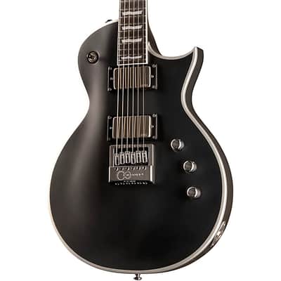 ESP LTD EC-1000 Evertune BB Electric Guitar. Black Satin image 2