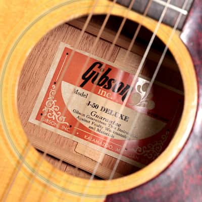 Immagine Gibson J-50 DELUxE (Manufactured circa 1973?75 Vintage) Gibson Acoustic Guitar J50 [A006805] (08/24) - 9