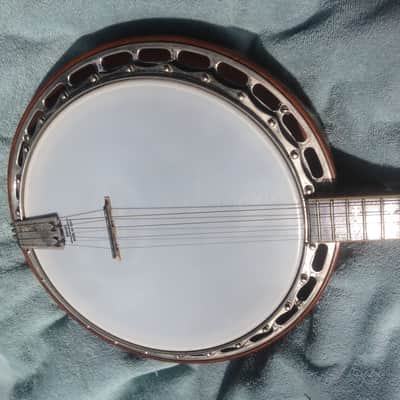 Ludwig Kingston vintage 4 string Tenor Banjo 1920's / 1930's w/case Sweet! image 2