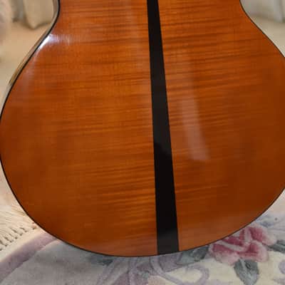 G.W. Barry Grand Concert/OOOO body/[OM depth] | 1993 | Flame Maple /Ebony & Sitka Spruce | Signed G.W. Barry image 14