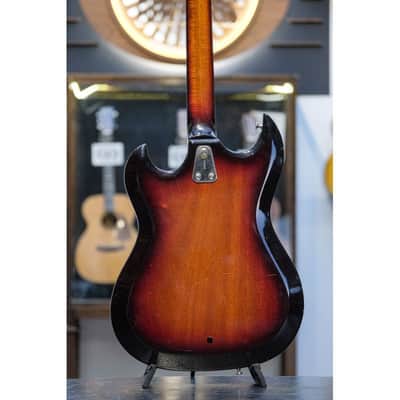 1969 Hagström H 8 8-string Bass sunburst image 5