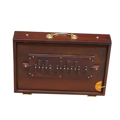 SHRUTI BOX~SIZE (15" X 10" X 3"~440 Hz~TEAK WOOD~SWAR PETI~CHANT~MANTRA~SHRUTI image 8