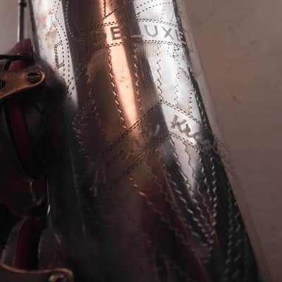 Tenorsaxophon Amati  classic deluxe 60er - silber mit Mundstück & Ersatzteilen image 5