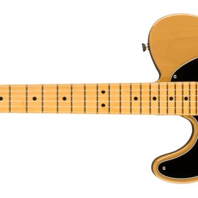 Fender American Professional II Telecaster Left-Hand Guitar, Maple Fingerboard, Butterscotch Blonde w/ Deluxe Molded Case image 3