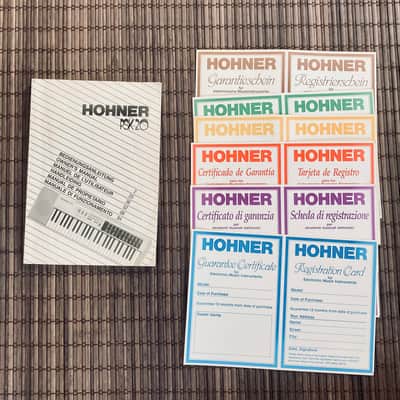 Hohner PSK 20 • Vintage PCM Keyboard Arranger Drum Machine • 49-Key • early 90s made in Japan • with box, manual, power image 10