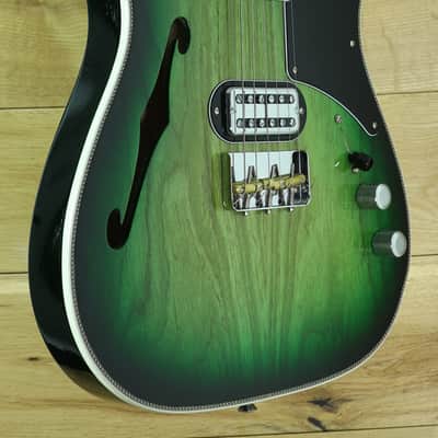 Fender Custom Shop Ron Thorn Masterbuilt Thinline Tele Greenburst ~ R108167 image 15