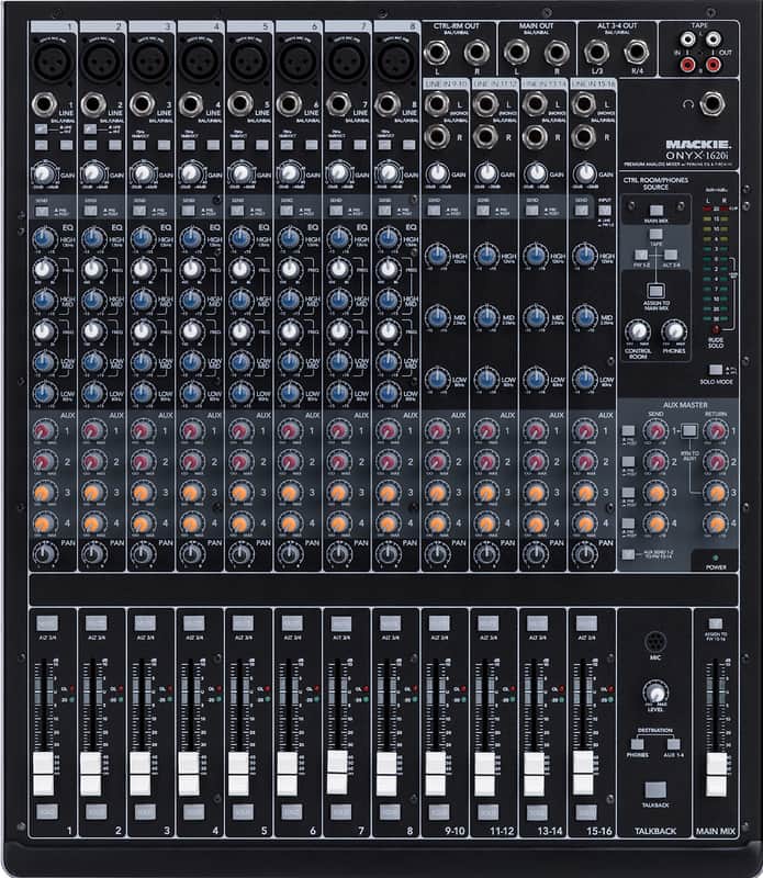 Mackie Onyx 1620i 16-Channel Firewire Mixer | Reverb