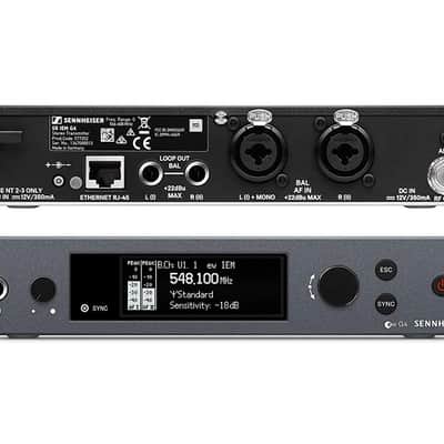 Sennheiser ew IEM G4-A Wireless Stereo Monitoring Set, A: 516 - 558 MHz image 3