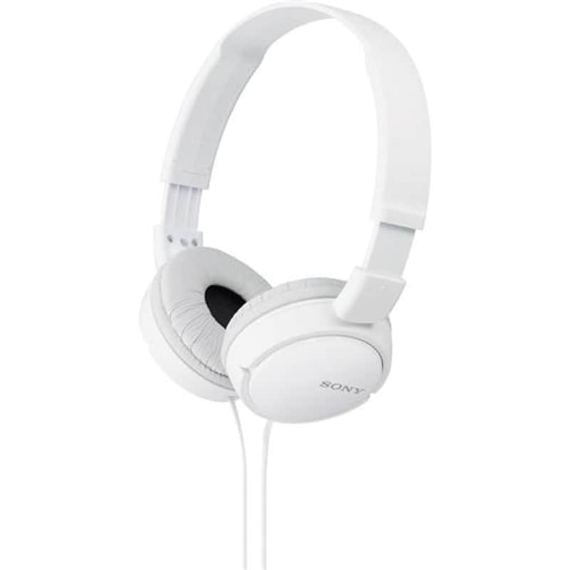 Sony MDR-ZX110 Closed Supra-Aural Dome Stereo Headphones, White image 1