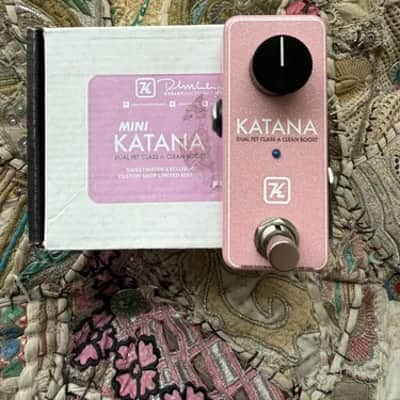 Keeley Mini Katana Clean Boost Pink Limited Edition image 1