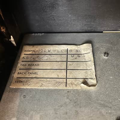 Marshall Super lead 1974 - 100 watt image 8