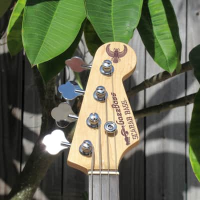 Gazzbass Scarab Series I Prototype 2019 Tung Oil/Natural image 3