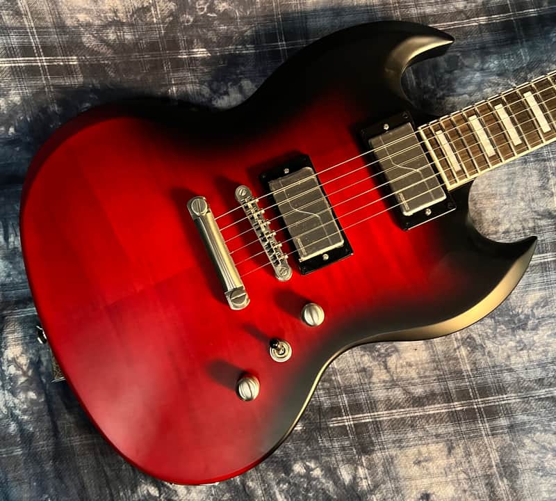 Epiphone SG Prophecy 2020 - Present - Red Tiger Aged Gloss - Authorized Dealer image 1