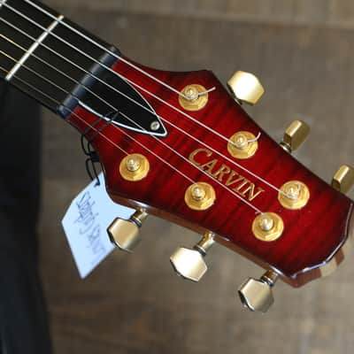 Carvin SH-550 Semi-Hollow Electric Guitar Redburst Flame + GB image 11