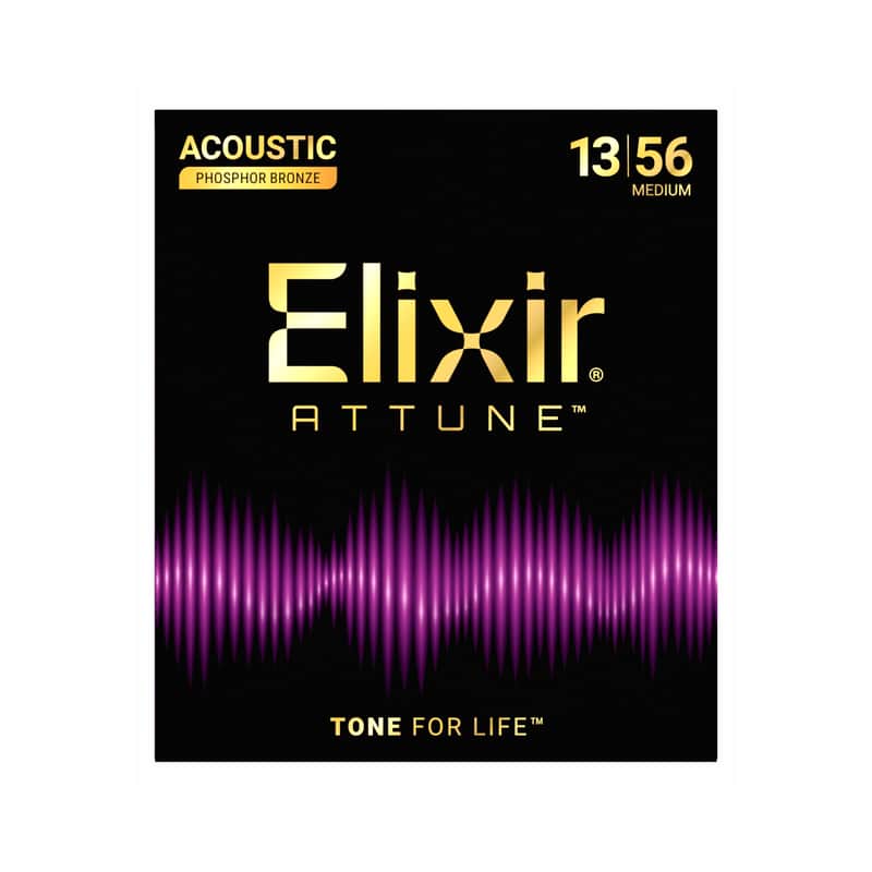 Elixir 21102 Acoustic Phosphor Bronze Attune Medium 13-56 image 1