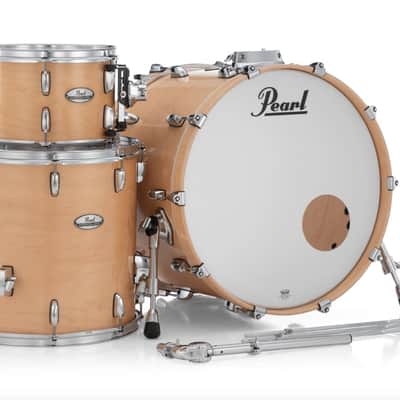 Pearl Professional Series 3 Piece Shell Pack - 22" Bass Drum NATURAL MAPLE image 3