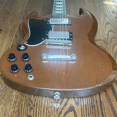 1973 Gibson SG Standard LEFTY - Walnut w/ OHSC image 5