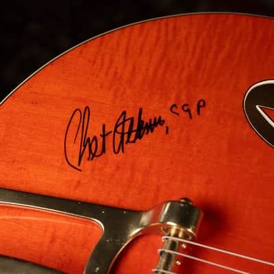 1957 Gretsch 6120 Chet Atkins Orange Finish Electric Guitar w/OHSC image 21