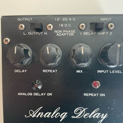 Coron AD-500 Analog Delay 1980 Japan with SAD1024 Reticon BBD 1980 - Black image 8