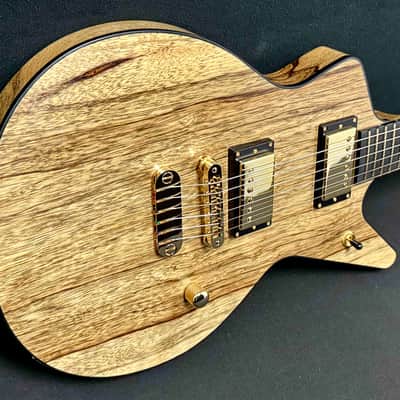 Dean - USA - Custom African Black Limba/KORINA Cadillac - Oil Finish - Seymour JB and Jazz Pickups - Gold Hardware - 12"-16" Compound Radius - Slim "D" Neck Profile - Brass Nut - Jeskar Gold Jumbo Frets - 22 Frets - OHSC - Call for Best Price !!! image 3