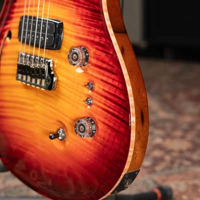 PRS Private Stock Custom 24-08 Semi-Hollow Electric Guitar Dragon's Breath Glow with Hardshell Case - Used image 5