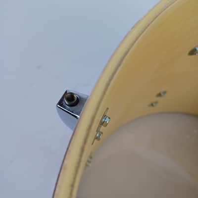 Ludwig Strider 10x14"White Cortex Snare Drum ++Aluminum Ring Parade/Marching P85 image 13
