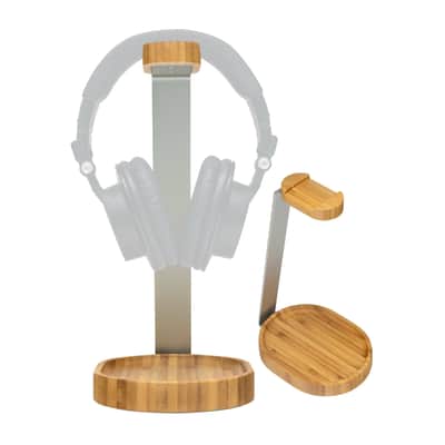 Knox Gear Wooden Headphone Stand (Bamboo Brown) image 14