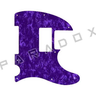Custom Pickguard For 2022 - 2025 Made in Indonesia Schecter Nick Johnston Signature PT - Light Purple Pearl/Black/White/Black .090"