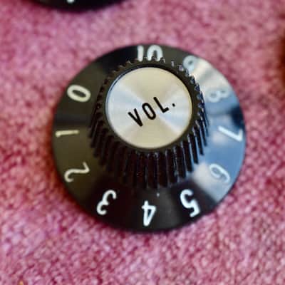 Vintage 1960's Gibson Witchhat Knob Set Witch Hat SG Standard ES-335 ES175 image 2