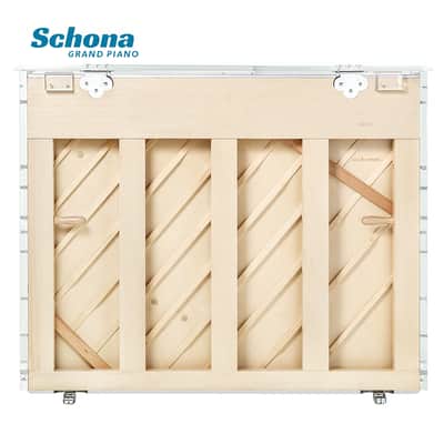 SCHONA UP-125 Custom Modern Luxury 88-Key Acrylic Crystal Upright Mechanical Piano Solid Wood Keyboard Soundboard image 9