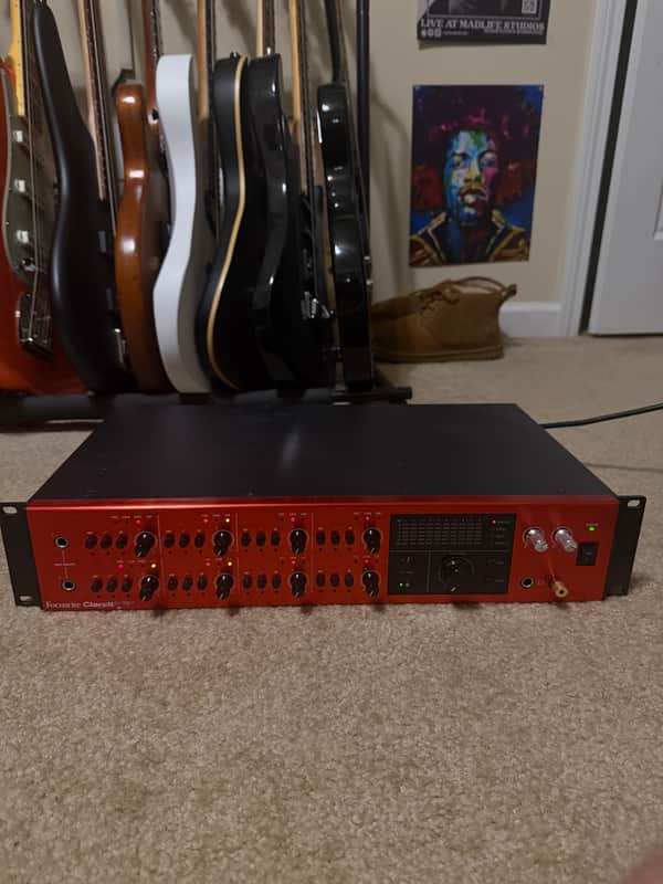 Focusrite Clarett 8Pre X Thunderbolt Audio Interface 2010s - Red image 1