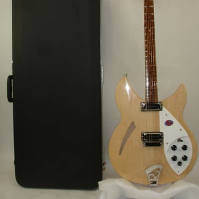 2025 Rickenbacker 330 Thinline Semi-Hollow Electric Guitar - MapleGlo w/ Case image 1