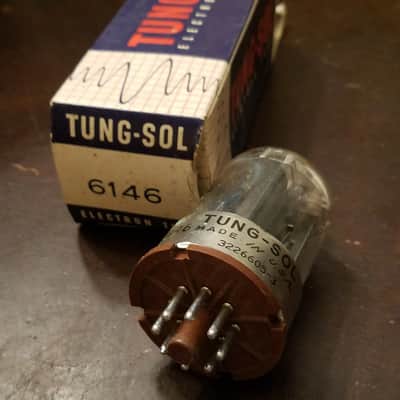 Tung-Sol ONE (1) 6146 beam power octal tNOS TESTED Vacuum Tube Audio 1954-1980 image 1
