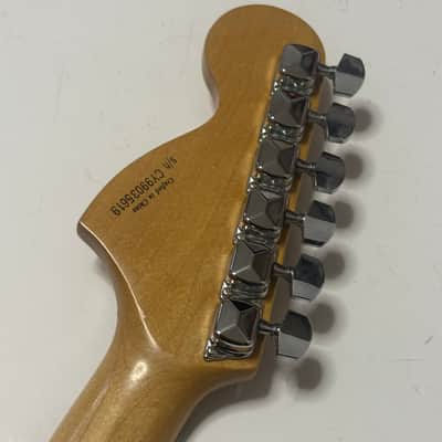Fender Squier Stratocaster maple rosewood neck CBS Headstock 70s style Vintage 90s image 7