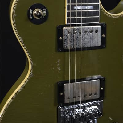 Gibson Custom Les Paul Axcess Custom Floyd Rose - Murphy Lab Heavy Aged Olive Drab image 8